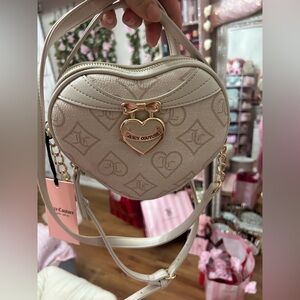 Juicy couture crystal precious moment heart xbody bag